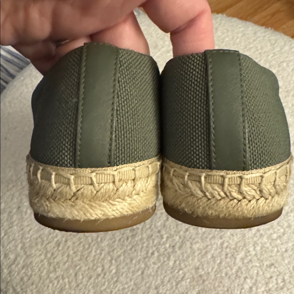 Banana Republic Olive Green Espadrille Flats - Picture 2 of 5